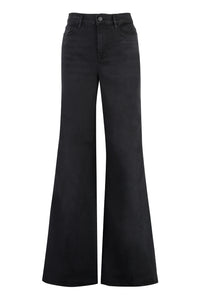 Le Pixie Palazzo wide-leg jeans